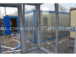 Блок-контейнер 4м, проходная, г.Ставрополь в Троицком