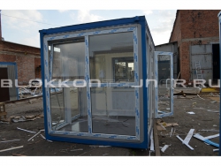 Блок-контейнер 4м, проходная, г.Ставрополь в Троицком