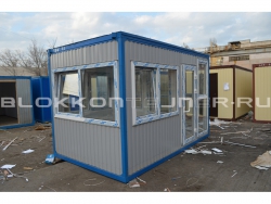 Блок-контейнер 4м, проходная, г.Ставрополь в Троицком