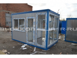 Блок-контейнер 4м, проходная, г.Ставрополь в Троицком