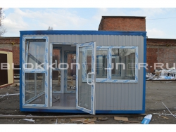 Блок-контейнер 4м, проходная, г.Ставрополь в Троицком