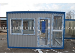 Блок-контейнер 4м, проходная, г.Ставрополь в Троицком